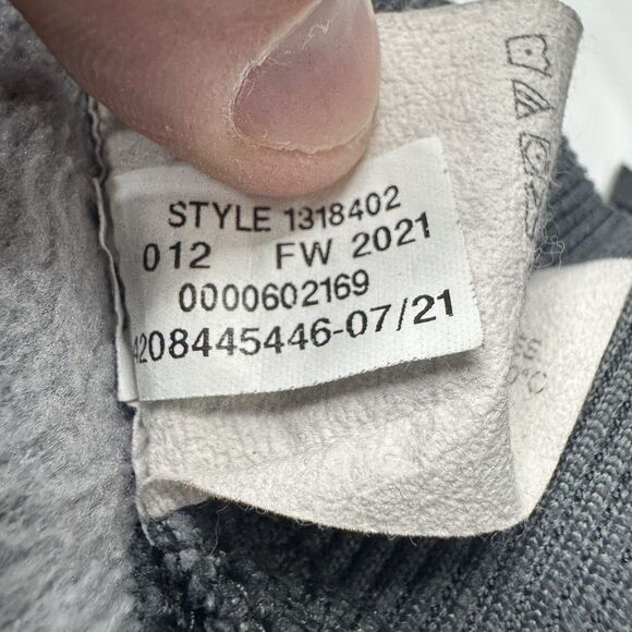 Under Armour Icon Fleece Wide Leg Sweatpants Women Medium Heather Gray Cold Gear - Picture 13 of 14